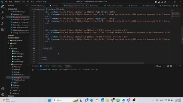 Create a React.js website with modern UI/UX and a Parallax effect using Tailwind смотреть онлайн