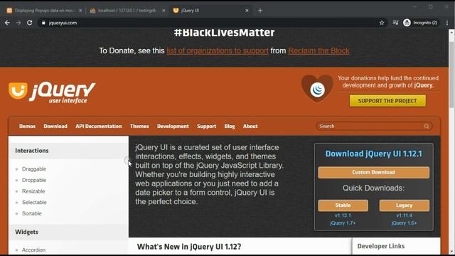 Displaying Popups data on mouse hover using Jquery Ajax and PHP Mysql database смотреть онлайн