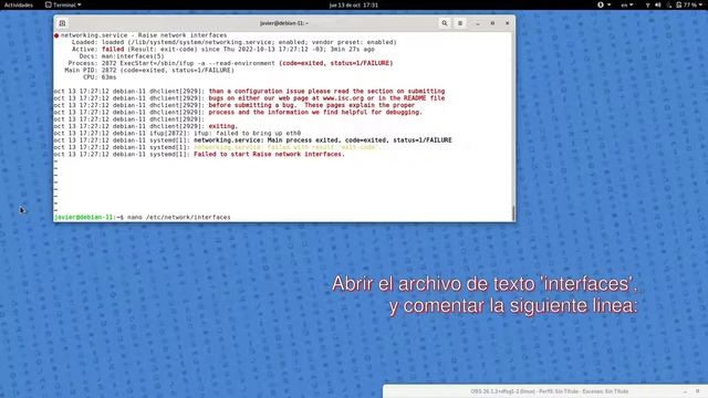 Failed To Start Raise Network Interfaces (Solución)