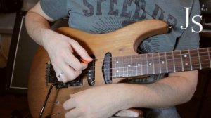 Как делать искусственный флажолет на электрогитаре.