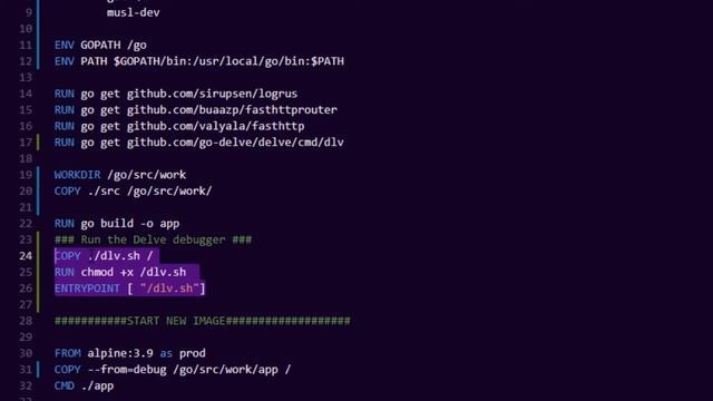 Debugging golang in docker смотреть онлайн