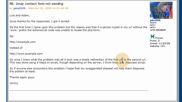htaccess tip - Force www in dynamic site смотреть онлайн