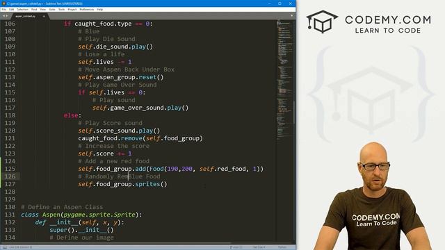20. Add Red Food Remove Blue Food - PyGame Thursdays 20 смотреть онлайн