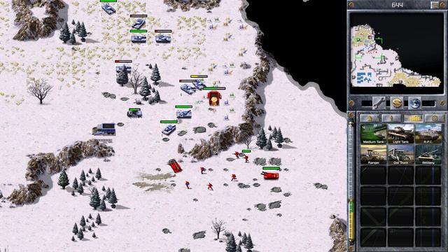 Command & Conquer Red Alert Remastered Gameplay - Allied Mission 10a смотреть онлайн