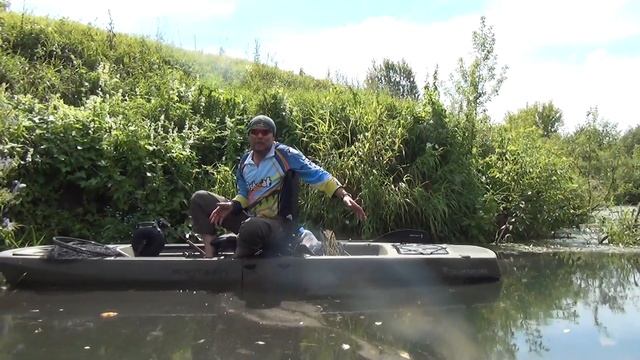 Ловля ГОЛАВЛЯ с КАЯКА KingFisher на реке Пьяна