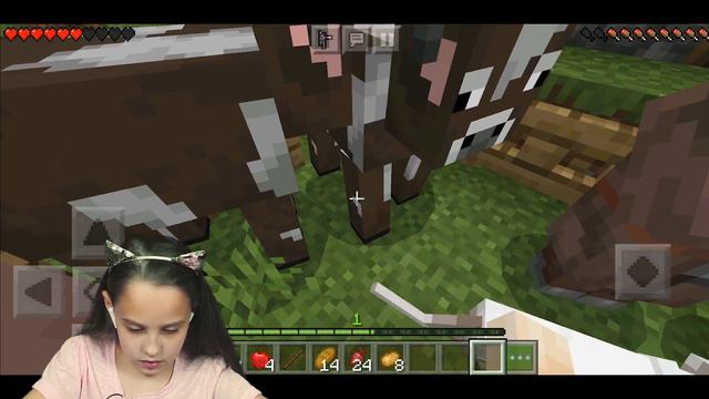ИГРАЕМ В MINECRAFT!! СМОТРИТЕ КАКОЙ ЛЯЛЬКА!! БЕЛЕНЬКИЙ БАРАШЕК!! смотреть онлайн