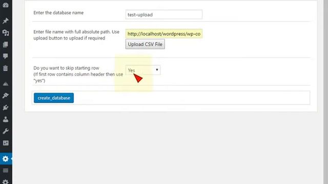 Demonstration of uploading csv file to wordpress database смотреть онлайн