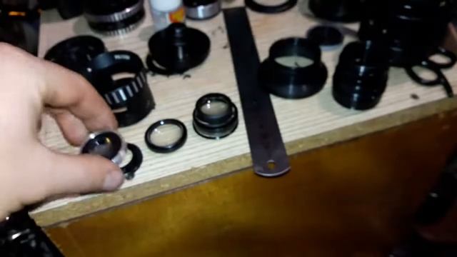 Чистка смазка ремонт разборка сборка обьектива Вега-11У М39 смотреть онлайн