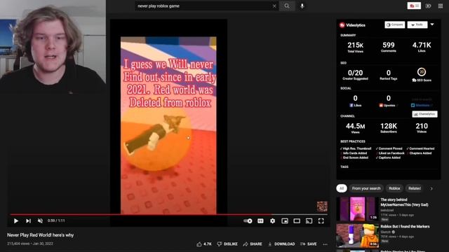 NEVER Play This Roblox Game смотреть онлайн