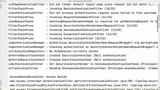 Simply Explained: Spring Boot Security Filters смотреть онлайн
