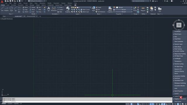 AutoCAD2021 บทที่1 ตอนที่1 การเริ่มต้นการใช้งานสำหรับมือใหม่Template เก็บค่าเริ่มต้น смотреть онлайн