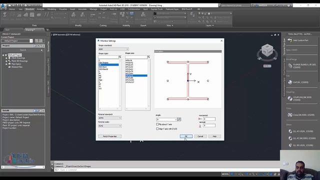 autocad plant 3d member смотреть онлайн