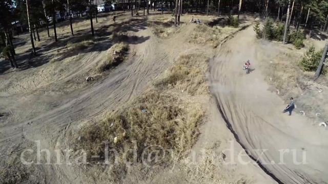 Тренировка мотокроссменов на СибВО, Чита. 06.04.2014 смотреть онлайн