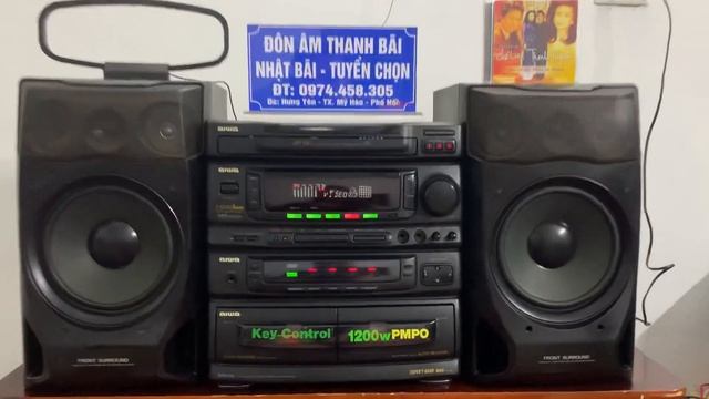 Aiwa bas 20cm model Z-1800. Có chế độ karaoke смотреть онлайн