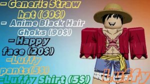 Luffy roblox skin