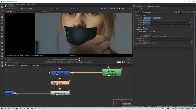 Nuke Paint Tutorial | Remove Mask Words Using Roto Paint Node [Hindi] смотреть онлайн