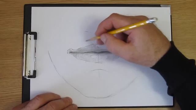 Как рисовать ГУБЫ ЧЕЛОВЕКА карандашом. Урок 59. How to draw lips смотреть онлайн