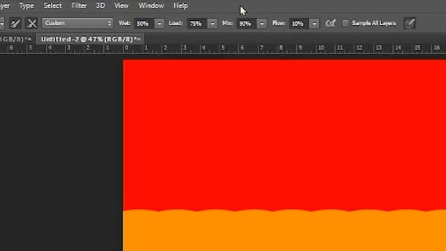 BASIC BLENDING USING MIXER BRUSH TOOL (PART1) l IN PHOTOSHOP смотреть онлайн