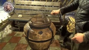 Курица в тандыре на крюке