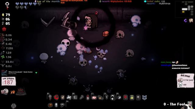 [188] Eden стрик на 4 цели | Глаза | The Binding of Isaac: Repentance смотреть онлайн