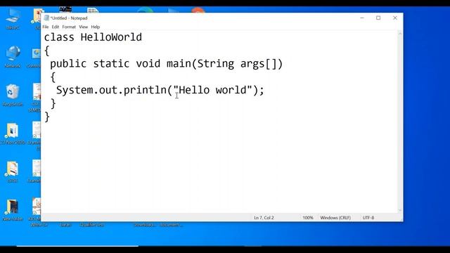 First Program in java | Coding for Hello World | First Code in java| смотреть онлайн