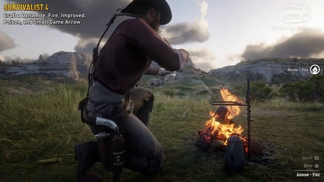 Red Dead Redemption 2 Survivalist Challenge #4 Guide - Craft a Dynamite, Improved, Small Game Arrow смотреть онлайн