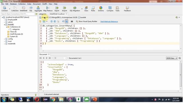 Model Tree Structures with Child References in MongoDB | Data Modelling in MongoDB смотреть онлайн