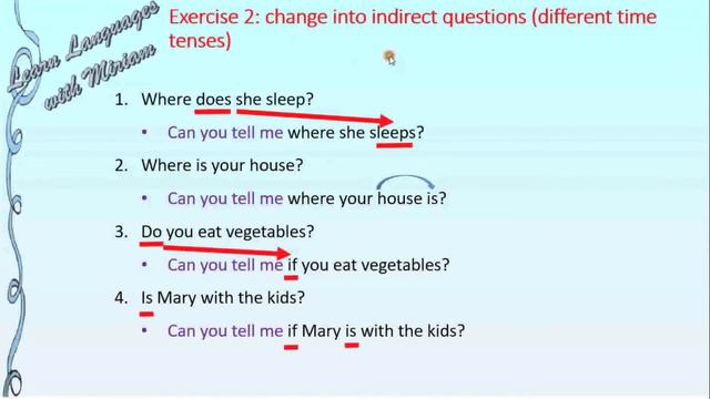 INDIRECT QUESTIONS - ANSWERS. ADVANCED ENGLISH GRAMMAR смотреть онлайн