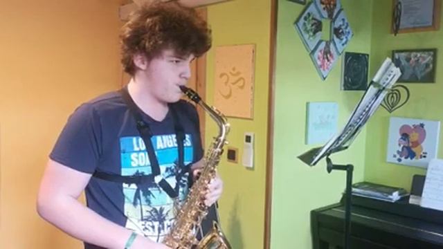 Meine Übungstunde am Saxophon-Ben Zander смотреть онлайн