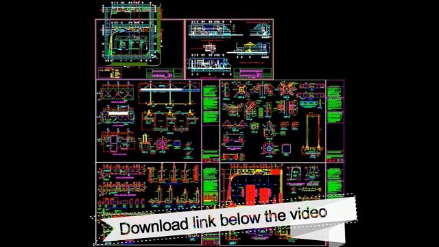 محطة بنزين الاوتوكاد | Service station DWG autocad смотреть онлайн
