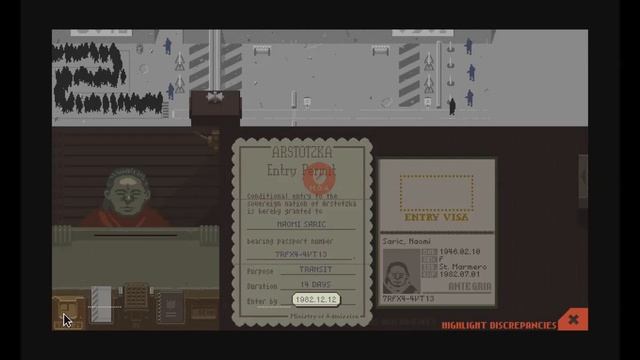 Scanning people - Papers please - #6 (let's play) смотреть онлайн