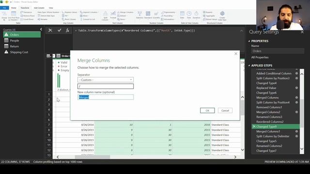حلقه 14 الاعمده الشرطيه و معادلات Power Query كورس تحليل البيانات بالاكسل смотреть онлайн
