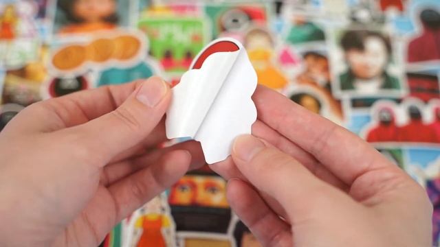 Наклейки для стикер бомбинга "Игра в Кальмара" (50 шт.) смотреть онлайн