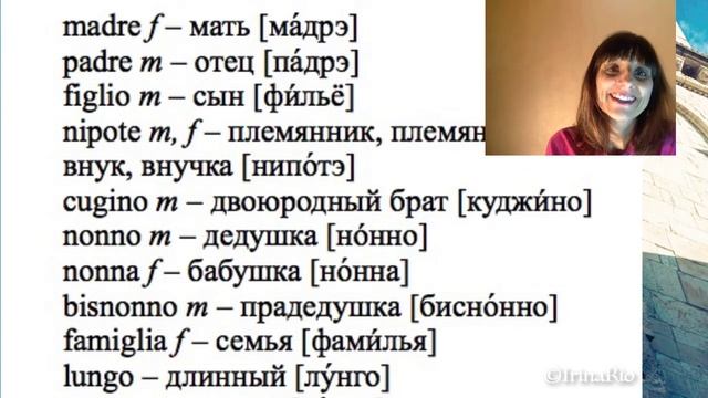 Учим итальянские слова с переводом, транскрипцией и страданиями – Итальянский как родной – 07 смотреть онлайн