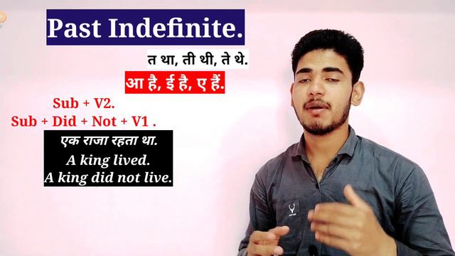 Past Indefinite Tense | Simple Past Tense | Tense In English Grammar Thought Hindi смотреть онлайн
