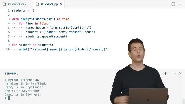 Lecture 7 : File input and output in python by Harvard University @cs50 смотреть онлайн