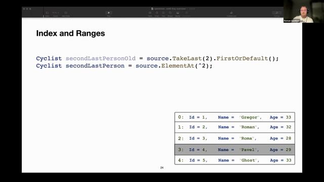 Роман Гашков «.NET 6: LINQ improvements» смотреть онлайн