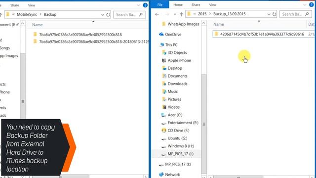 Copy ITunes Backup To External Hard Drive! [2019] [4K]