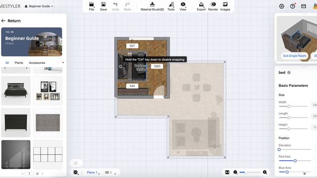 Beginner Case Practice - Build a complete design with Homestyler in 15 minutes смотреть онлайн