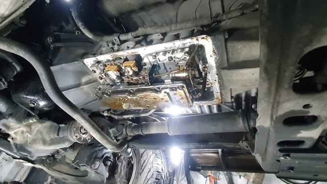 1 Кz HILUX SURF 130 замена масла в АКПП. смотреть онлайн