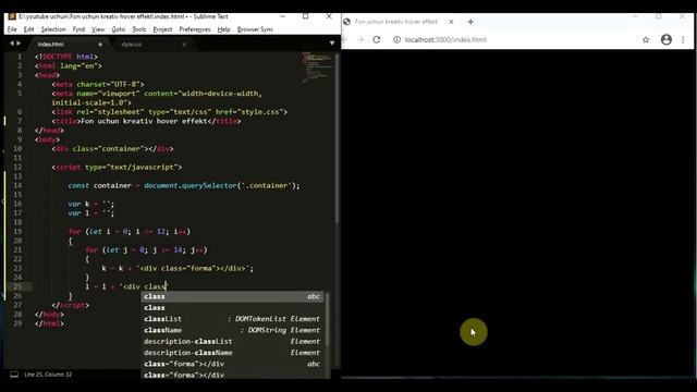 Fonga kreativ hover effekt. html, css va javascript yordamida смотреть онлайн