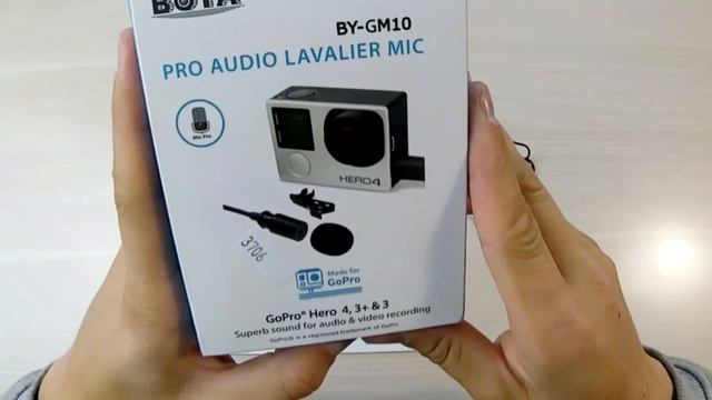 Микрофон для GoPro 3 и GoPro 4 - BOYA BY-GM10 смотреть онлайн