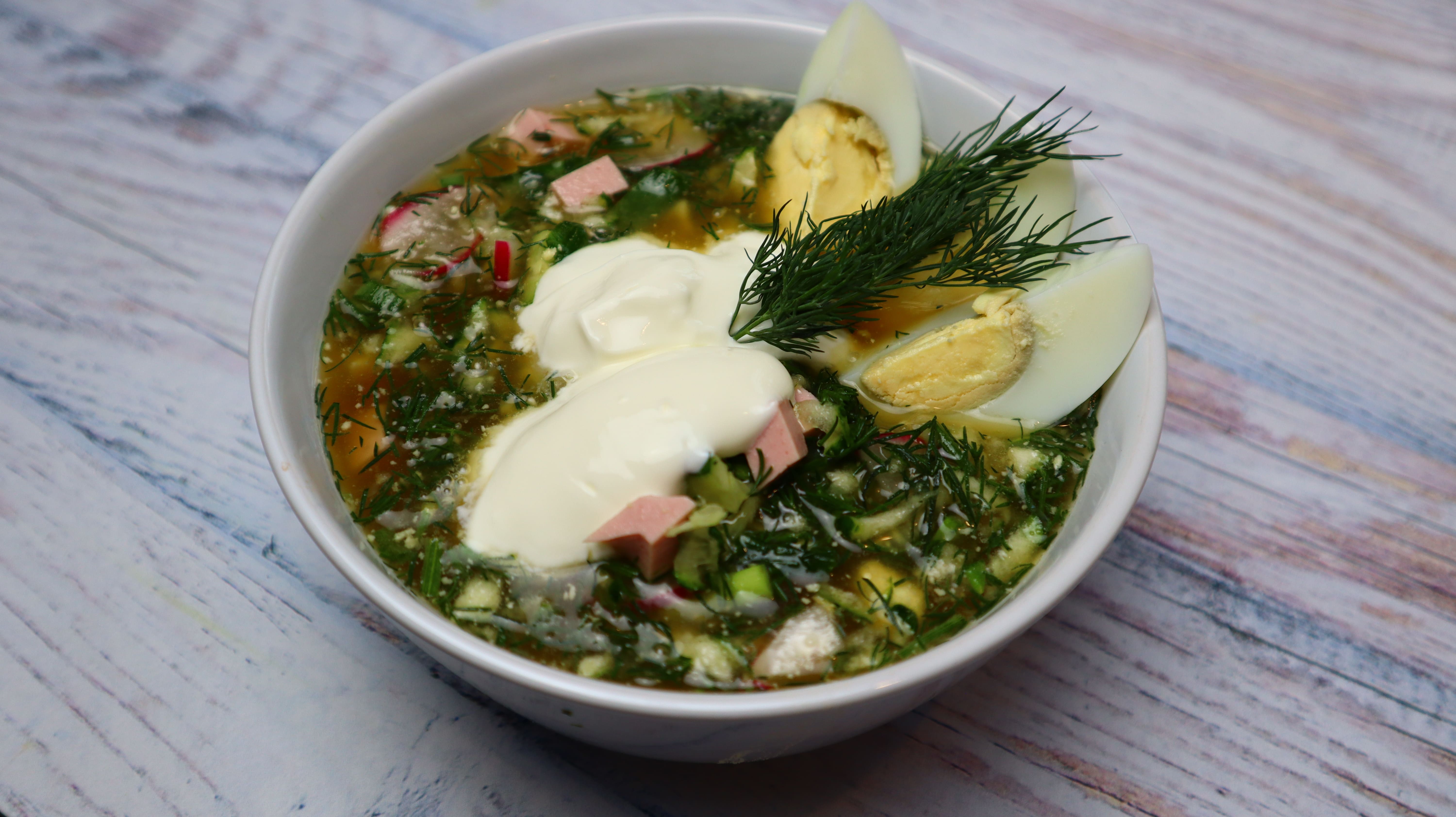 ОЧЕНЬ вкусный рецепт окрошки, как у бабушки/Рецепт окрошка смотреть онлайн