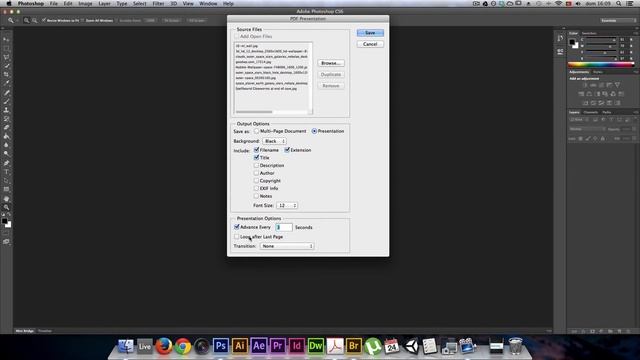 Create a PDF presentation using Photoshop смотреть онлайн