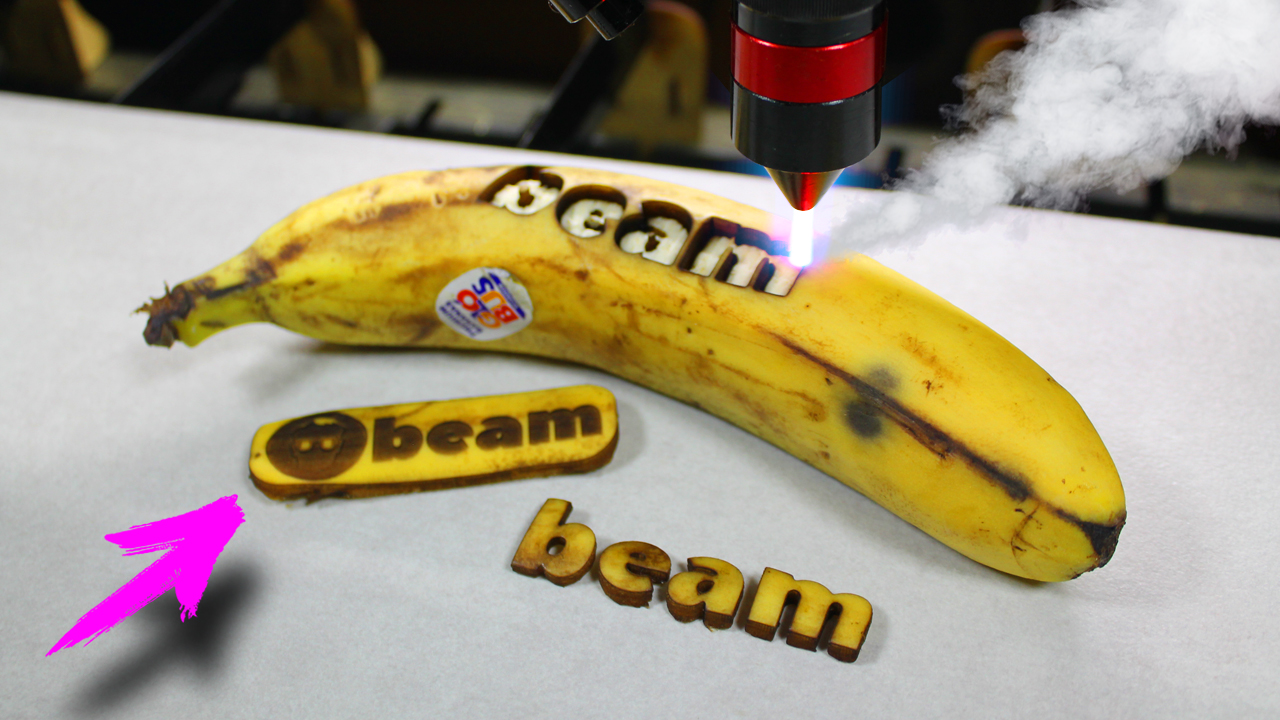 Бедный БАНАН vs. Лазер 10 000W!!!