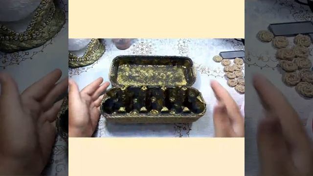 DIY. Хотела выбросить, но передумала! Яичный лоток и джутовый шпагат! Необычная шкатулка для колец! смотреть онлайн