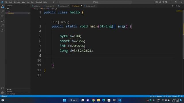 Java Datatypes - primitive and non-primitive | part-6 смотреть онлайн