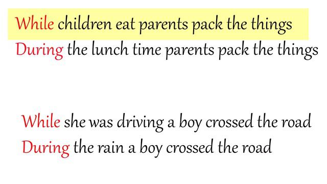 while vs during | simple English смотреть онлайн