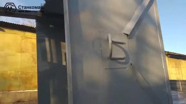 Самораскрывающаяся металлическая тара в Станкомаш – разгрузка на складе смотреть онлайн