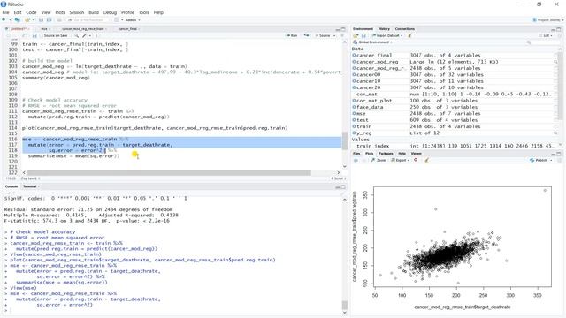 How To Estimate Regression Model Accuracy in R смотреть онлайн